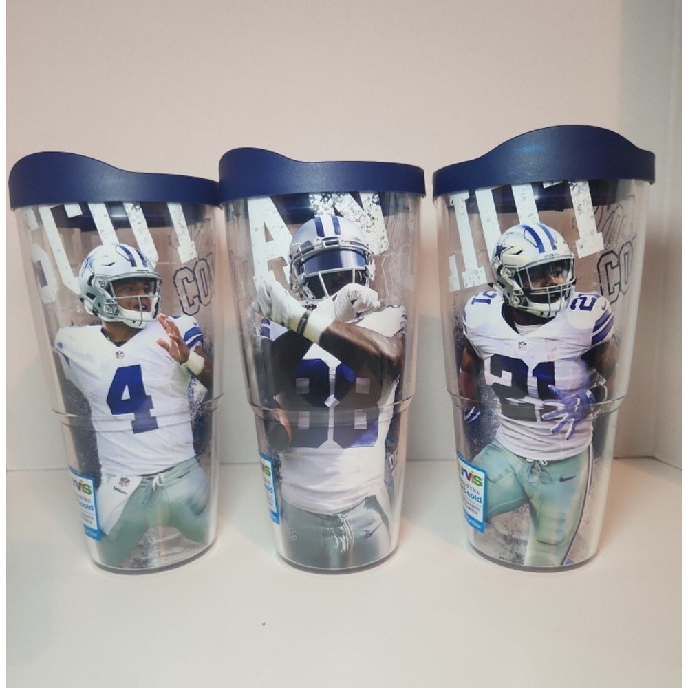 Dallas Cowboys Tervis 24 oz Tumblers-New/Hard To Find!